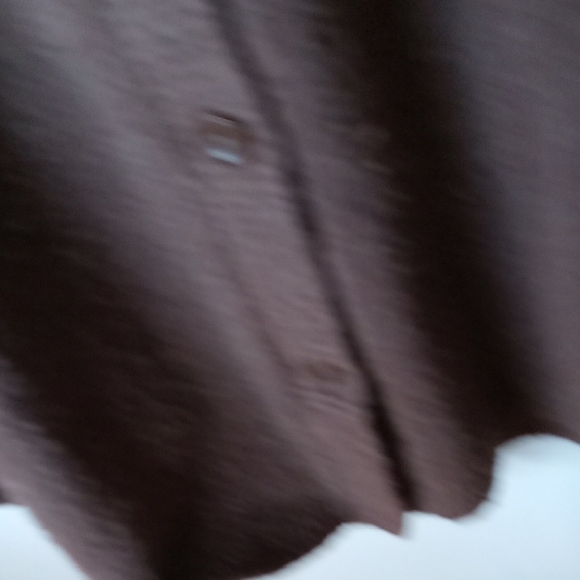Aerie Women's Size Medium Deep Brown Button-Up Cardigan. Knobby - Picture 5 of 11